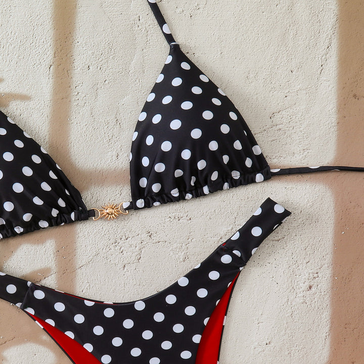 Damen Designer-Bikini mit Leopardenmuster und raffinierten Details Echo Archiv