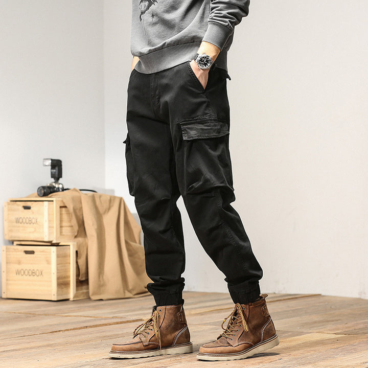 Herren Military-inspirierte Relaxed-Cargo-Jogger aus Ripstop-Baumwolle mit aufgesetzten Klappentaschen Echo Archiv