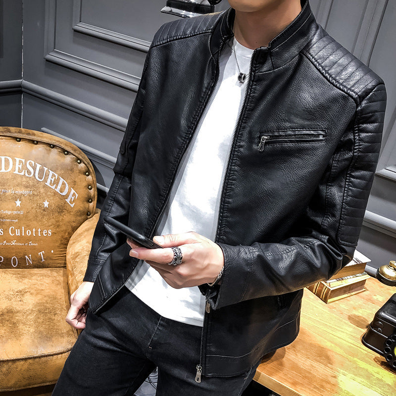 Herren Stylishe Bikerjacke Echo Archiv
