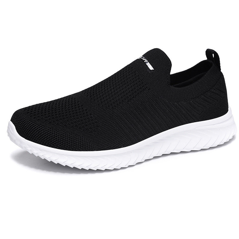 Herren Slip-On Leichte Strick Sneakers Echoarchiv