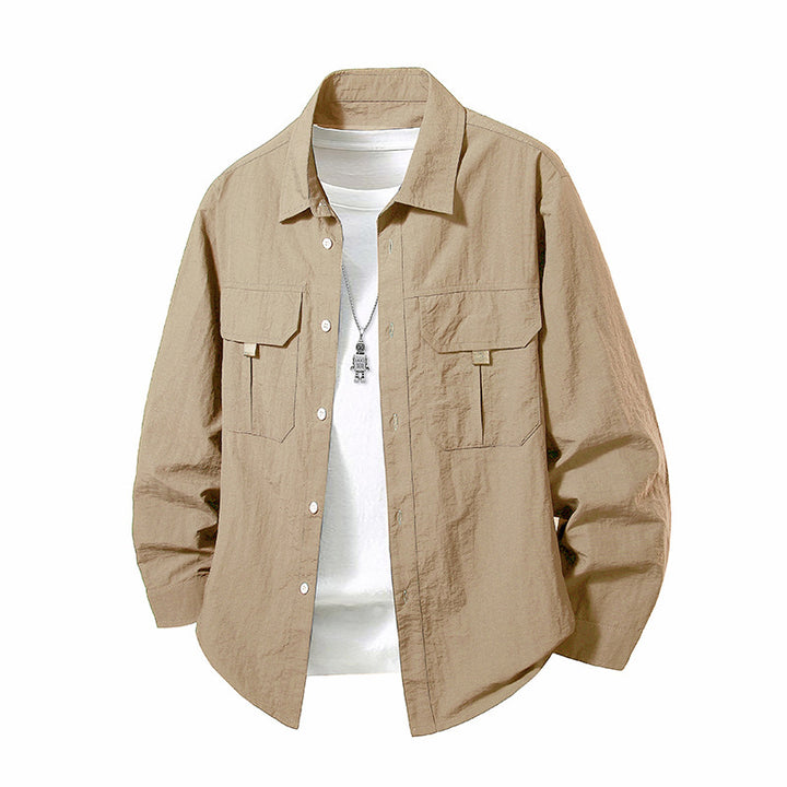 Herren Lässige Hemdjacke Echo Archiv