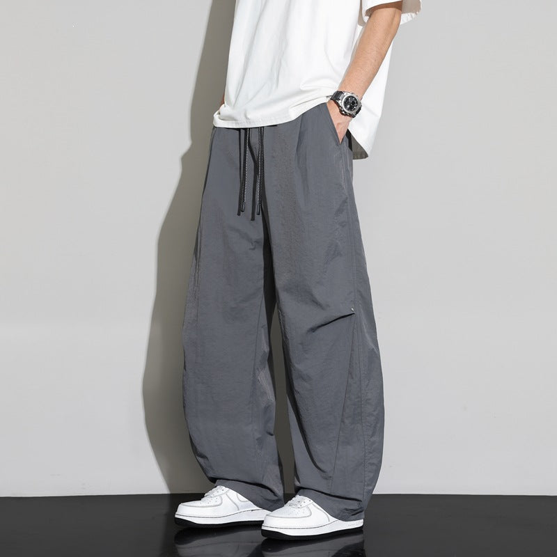 Herren weite Nylon-Freizeithose Echoarchiv