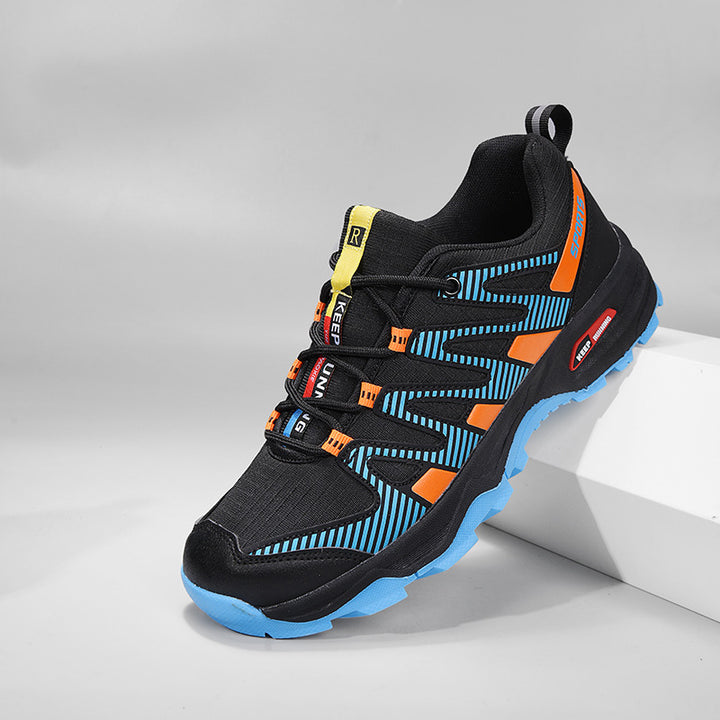 Herren sportlicher Outdoor-Adventure Sneaker mit verstärkter Zehenkappe und stoßdämpfender Wabensohle – Tavélo