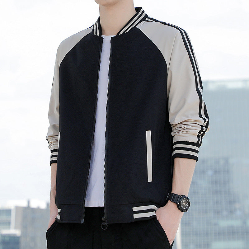 Herren Sportliche Bomberjacke mit seitlichen Taschen Echo Archiv