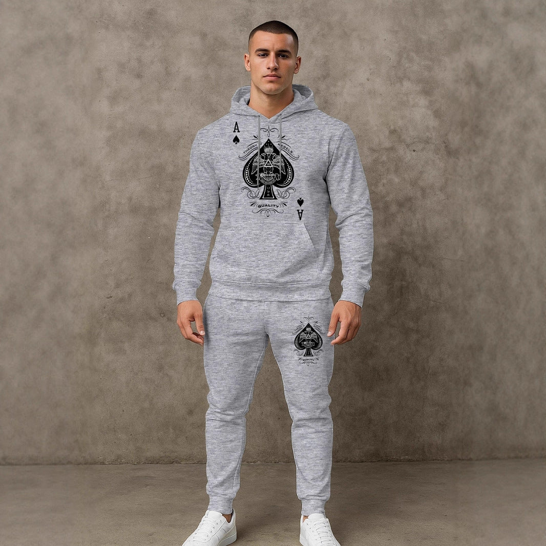 Herren Sportlicher Hoodie mit grafischem Design Echoarchiv
