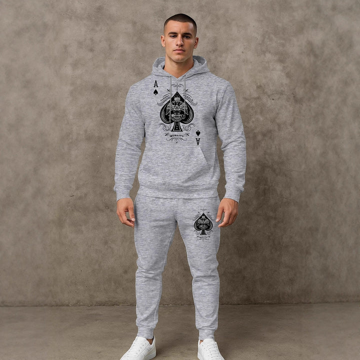 Herren Sportlicher Hoodie mit grafischem Design Echoarchiv