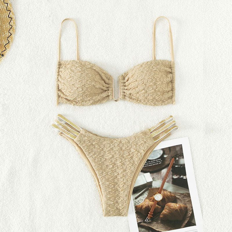 Damen Push-Up Bikini-Set mit elegantem eingearbeiteten Detail Echo Archiv