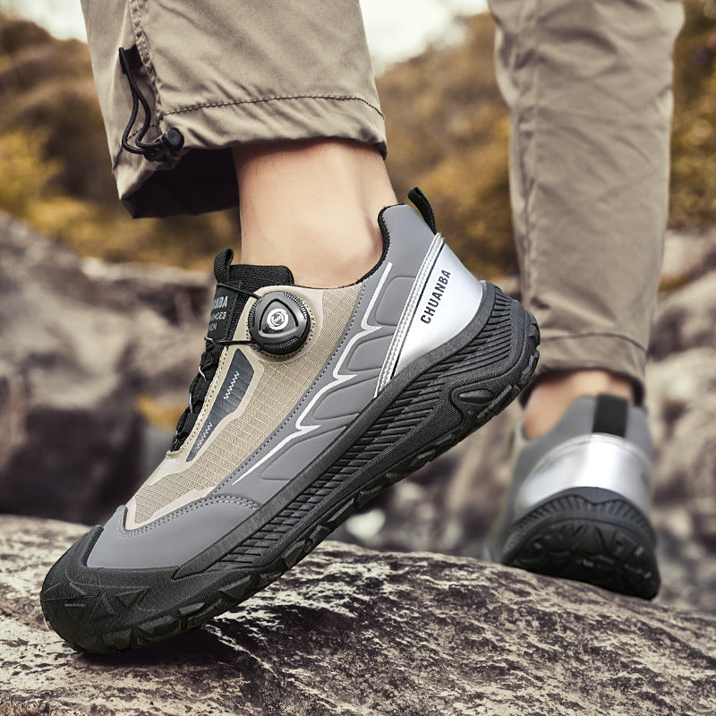 Herren robuste Outdoor‑Trekkingsneaker mit BOA‑Verschluss, verstärkter Zehenkappe und griffiger Trailsohle – Tavélo