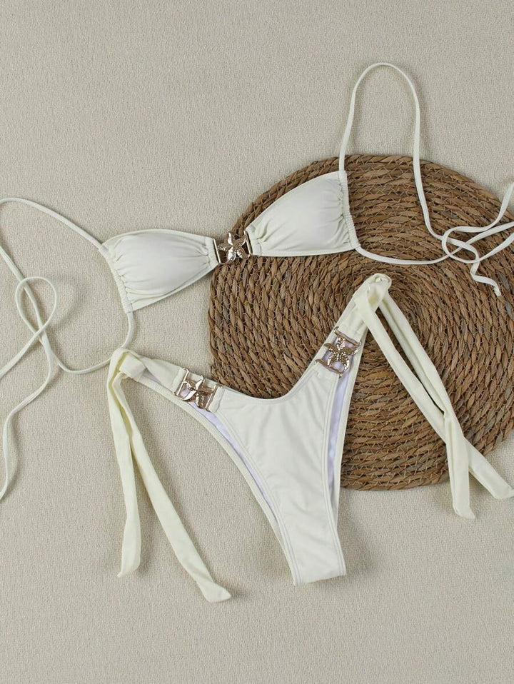 Damen Bikini-Set mit eleganten Schnallen Echo Archiv