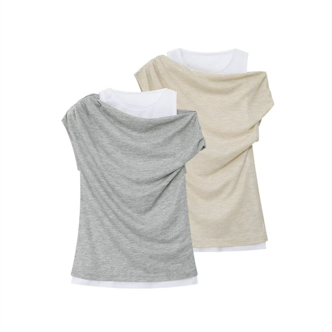 Damen lässiges Sweatshirt mit innovativem Oversize-Schnitt und trendigen Drapierungen Echo Archiv