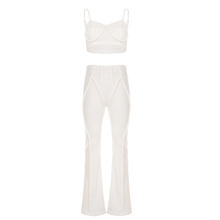 Damen Modische Flared Pants aus innovativem Stretch-Material Echo Archiv