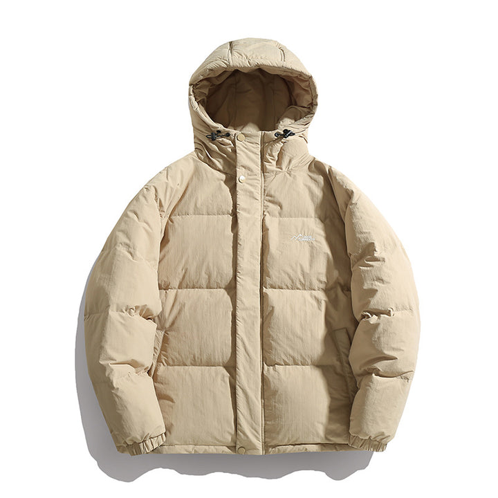 Unisex Wattierte Kapuzensteppjacke im Boxy Schnitt mit Thermofüllung und winddichter Hülle Echo Archiv