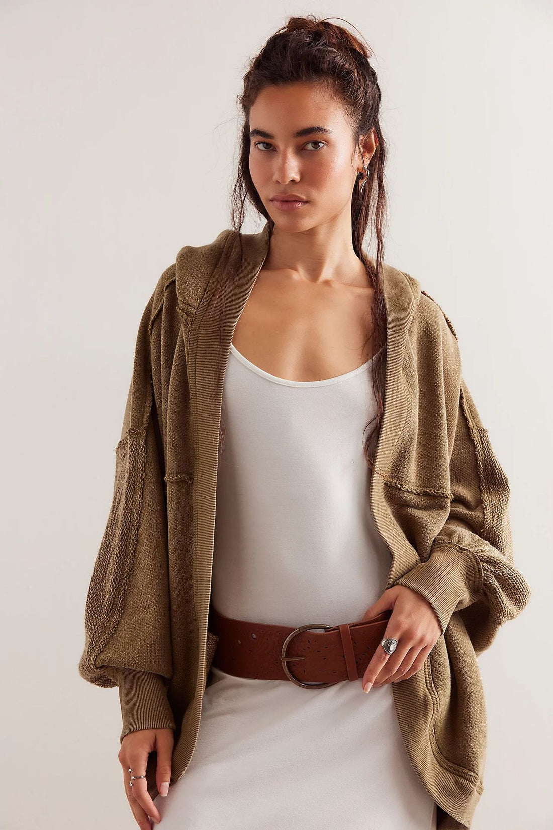 Damen Lässige Oversize Sweatjacke – Célinea