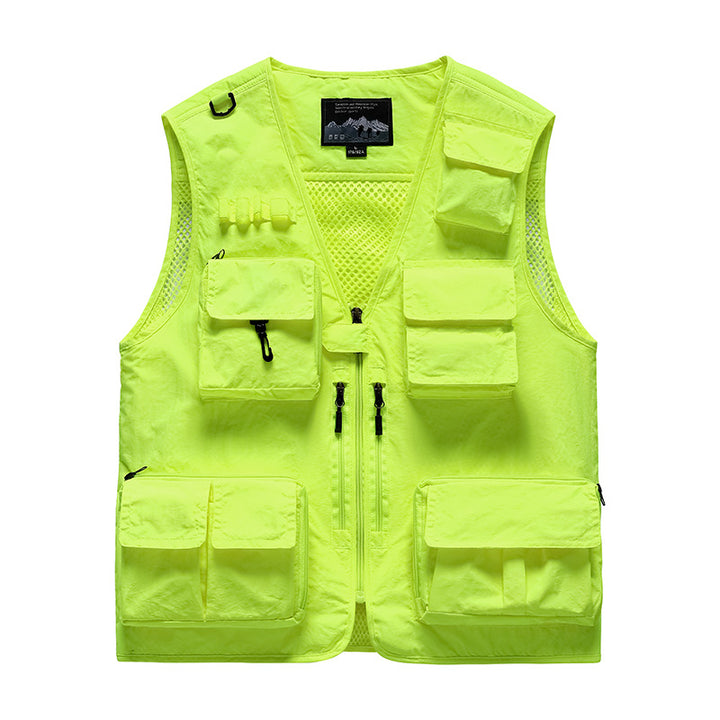 Herren Multifunktionale Anglerweste mit Taschen Echo Archiv
