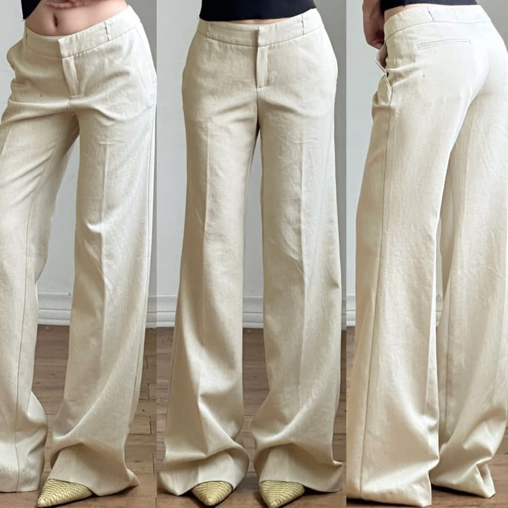 Damen weite Hochglanz-Hosen im eleganten Schnitt Echo Archiv