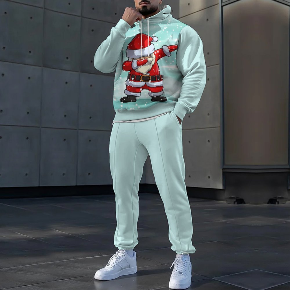 Herren bequemer Winter Jogginganzug mit festlichem Design Echoarchiv