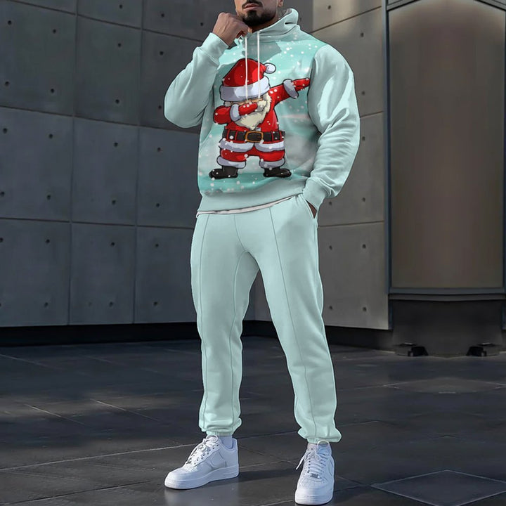 Herren bequemer Winter Jogginganzug mit festlichem Design Echoarchiv