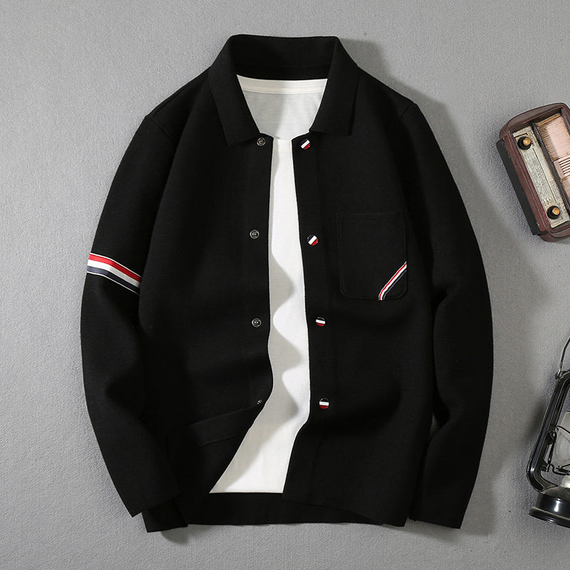 Herren Hemdjacke mit modernem Schnitt und sportlichen Akzenten Echoarchiv