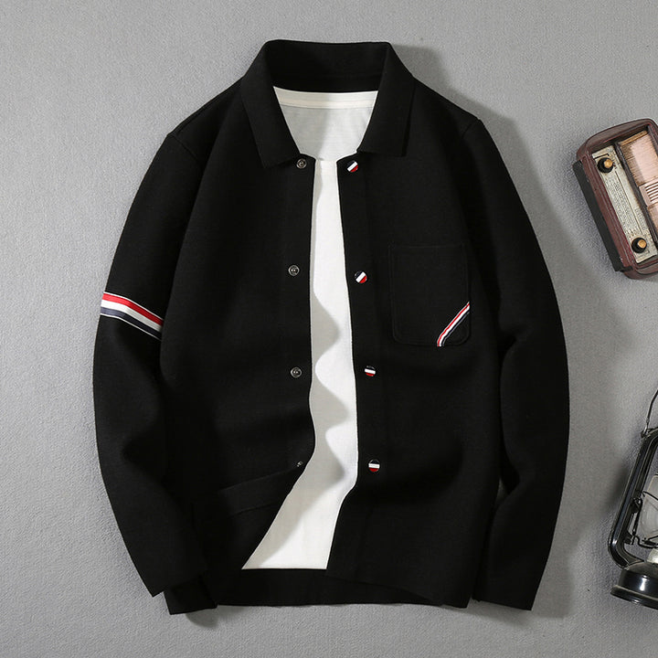 Herren Hemdjacke mit modernem Schnitt und sportlichen Akzenten Echoarchiv