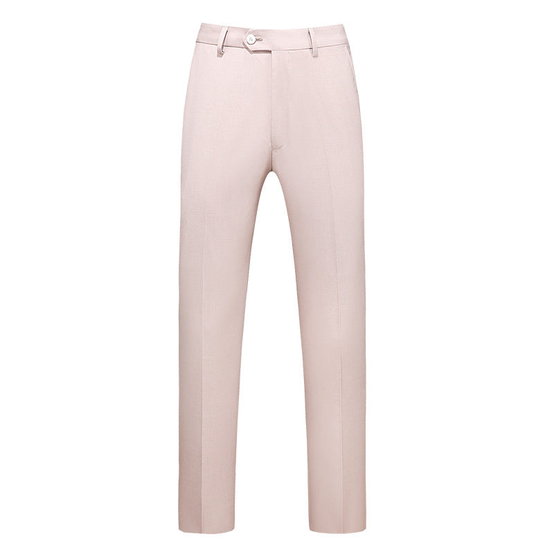 Herren nan schlanke Premium-Bügelfaltenhose mit Stretchbund und knitterarmem Gewebe Echo Archiv