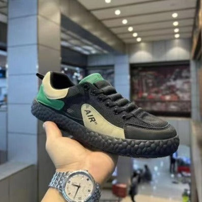 Herren Leichter atmungsaktiver Mesh-Sneaker mit strukturierter Air-Optik-Sohle Echoarhiv