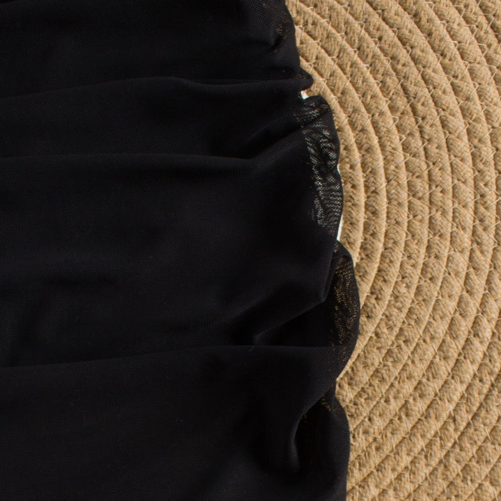 Damen Hochtaillierte Badeshorts mit Rüschendesign Echo Archiv