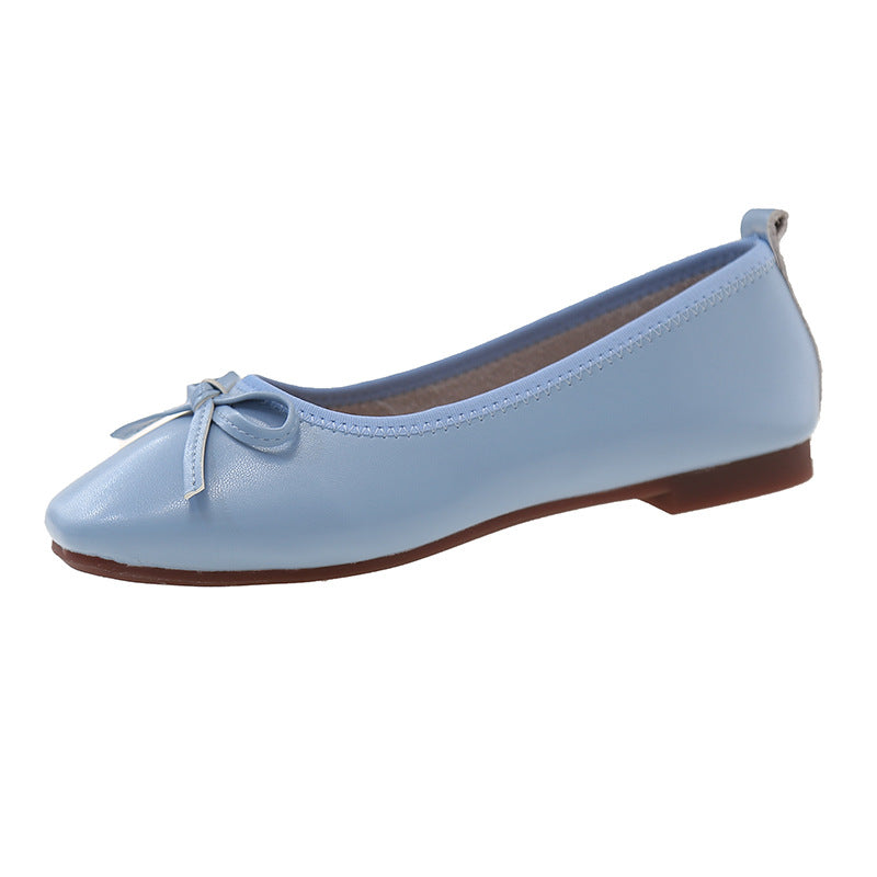 Damen Bequeme Ballerinas mit zartem Schleifen-Detail Echoarchiv
