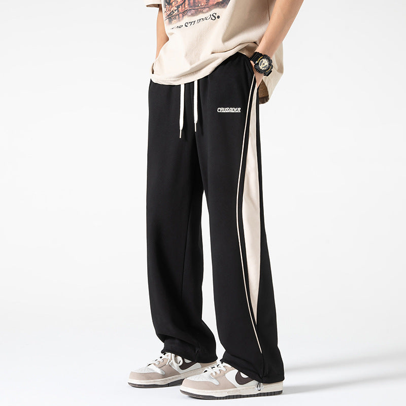 Herren Sportliche Freizeithose mit Kontraststreifen Echoarchiv