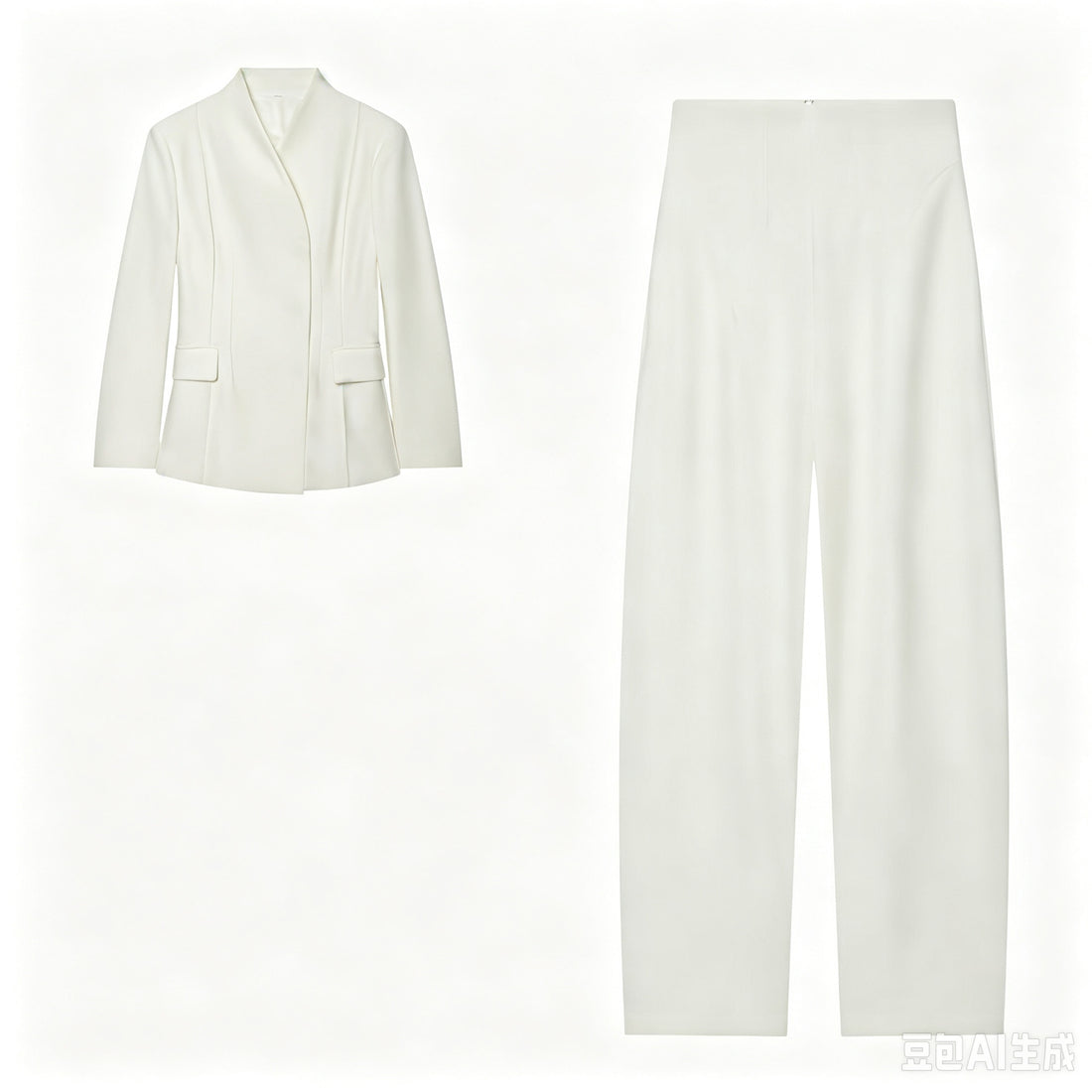 Damen Longblazer mit verdeckter Knopfleiste und Pattentaschen Echo Archiv