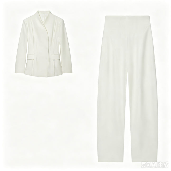 Damen Longblazer mit verdeckter Knopfleiste und Pattentaschen Echo Archiv