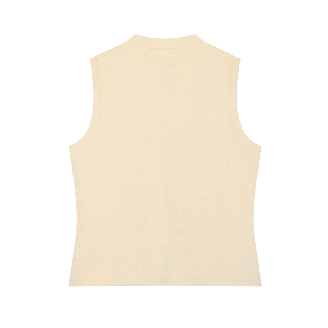 Damen Strickweste im Military‑Stil mit goldenen Zierknöpfen Echoarchiv