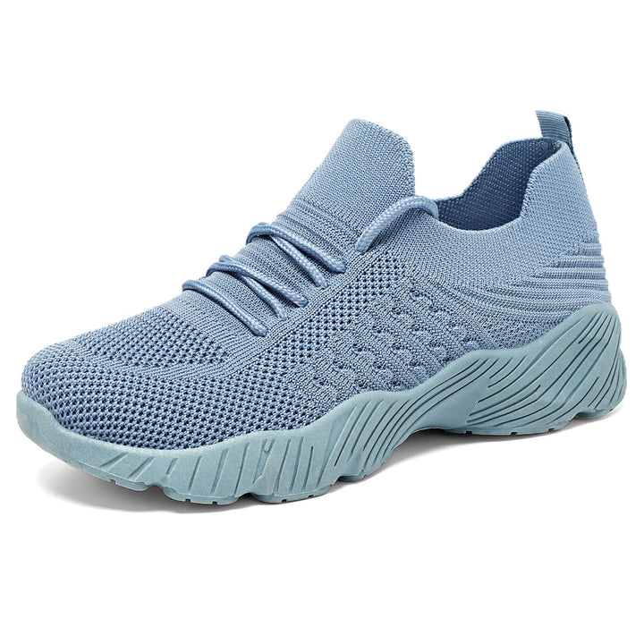 Damen nan gestrickter Slip-On Sneaker mit sockenähnlichem Schaft und dämpfender Profillaufsohle Echo Archiv