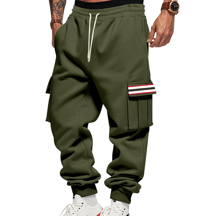 Herren Cargo-Jogginghose mit Mehrfachtaschen und Kordelzug Echoarchiv