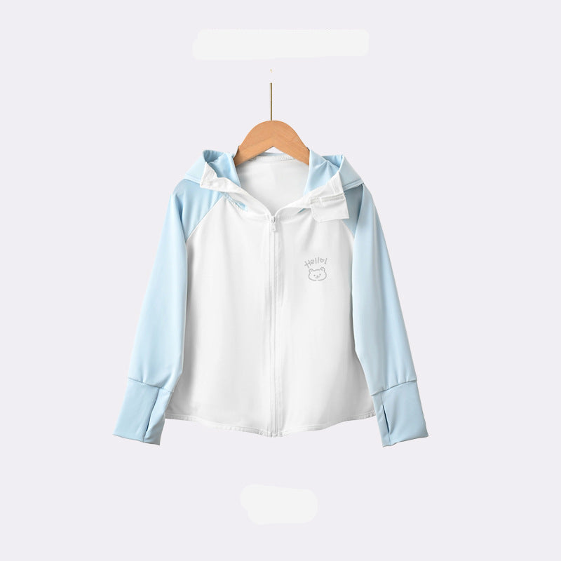 Kinder UV-Schutzjacke mit Kapuze und atmungsaktiven Eigenschaften Echo Archiv