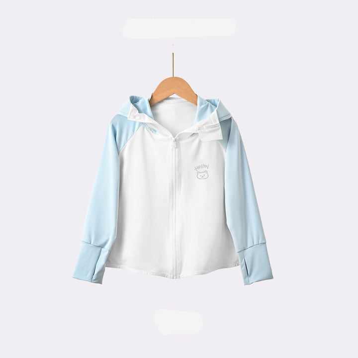 Kinder UV-Schutzjacke mit Kapuze und atmungsaktiven Eigenschaften Echo Archiv