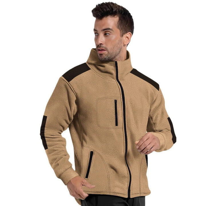 Herren Fleecejacke mit praktischen Reißverschlusstaschen Echoarchiv
