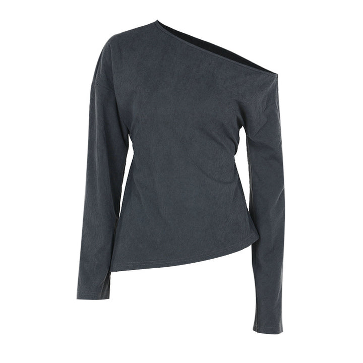 Damen asymmetrisches Langarmoberteil Echo Archiv