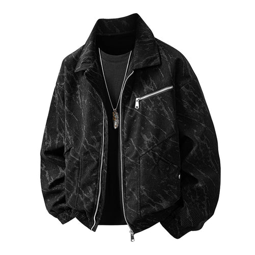 Herren modische Cordjacke mit modernen Akzenten Echoarchiv