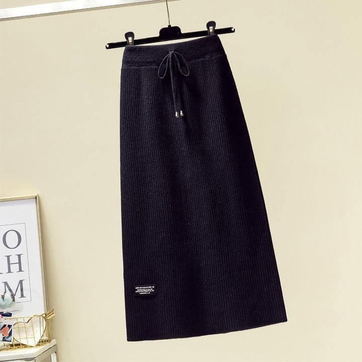 Damen Langer Midirock mit elastischem Bund Echo Archiv