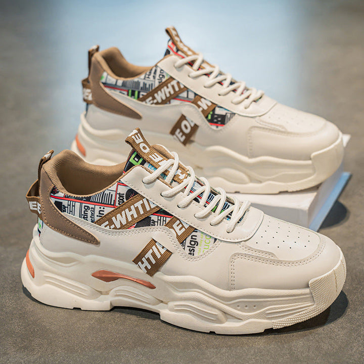 Damen Sportliche Chunky Sneakers mit buntem Design und atmungsaktiven Einsätzen Echo Archiv