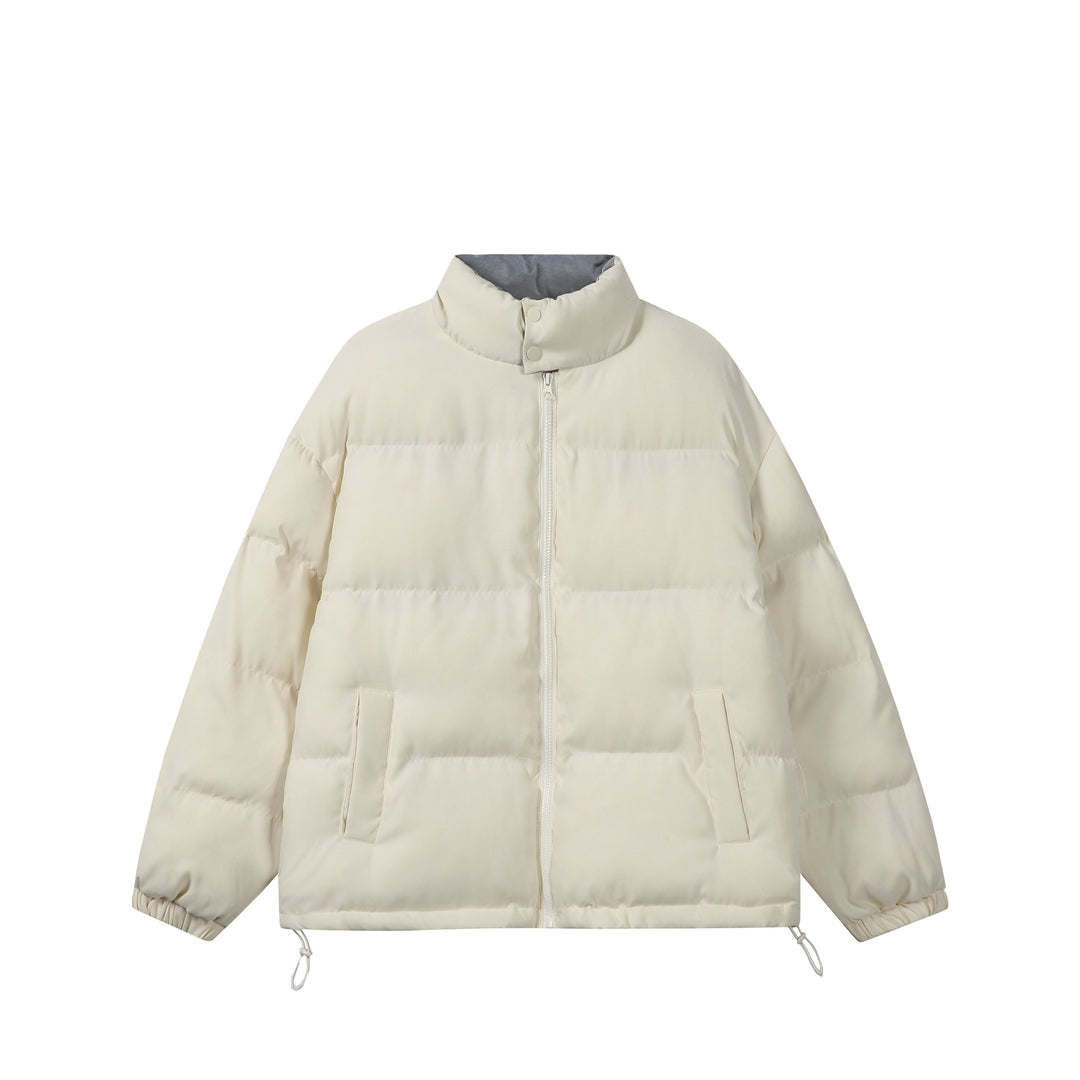 Damen Wattierte Boxy-Steppjacke mit hohem Stehkragen Echoarchiv