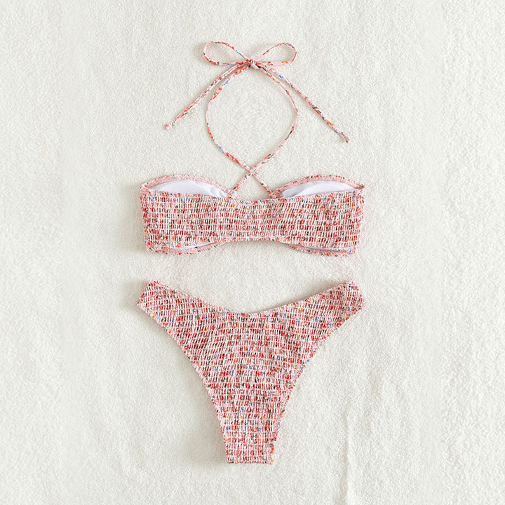 Damen Bandeau-Bikini mit edlen Rüschendetails Echo Archiv