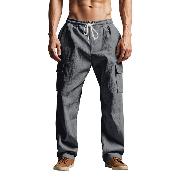 Herren lockere Cargohose mit elastischem Bund und praktischen Seitentaschen Echoarchiv