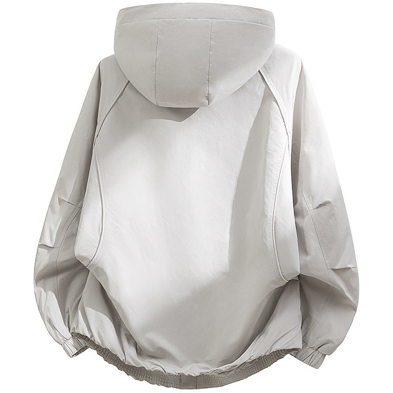 Herren technische Kapuzen-Softshelljacke mit verstellbarer Kapuze und Utility-Taschen Echo Archiv