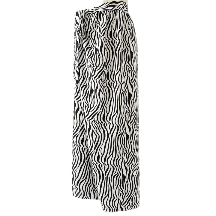 Damen Maxirock mit Wickelband und leichter Crêpe-Qualität – Valéora