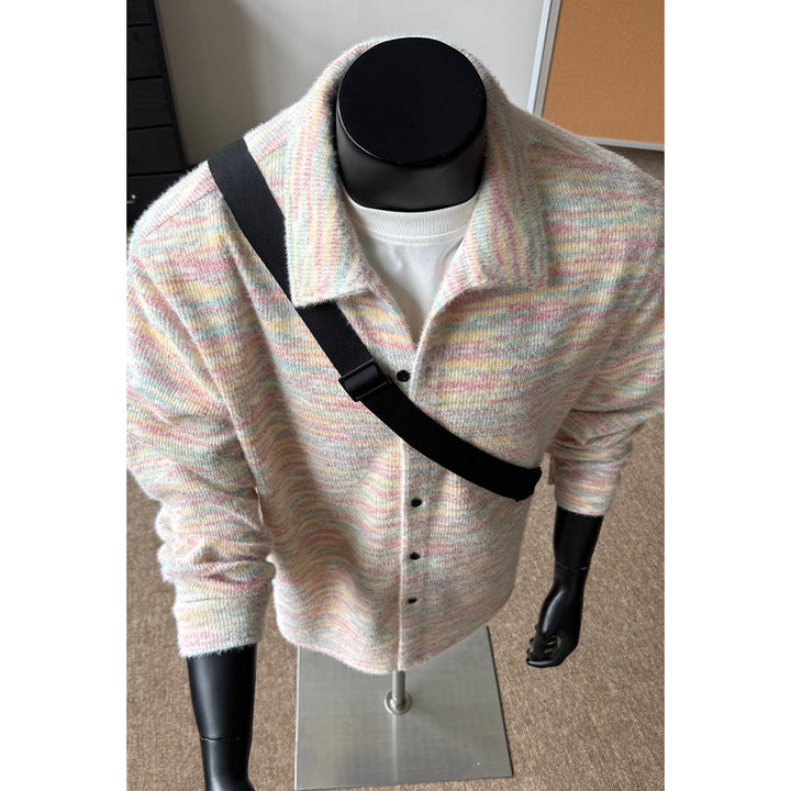 Damen Modische Strickjacke mit buntem Muster Echo Archiv