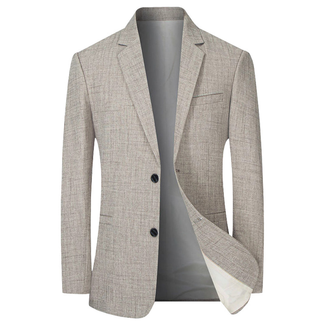 Herren moderner Slim-Fit Blazer mit strukturierter Oberfläche – Tianoro