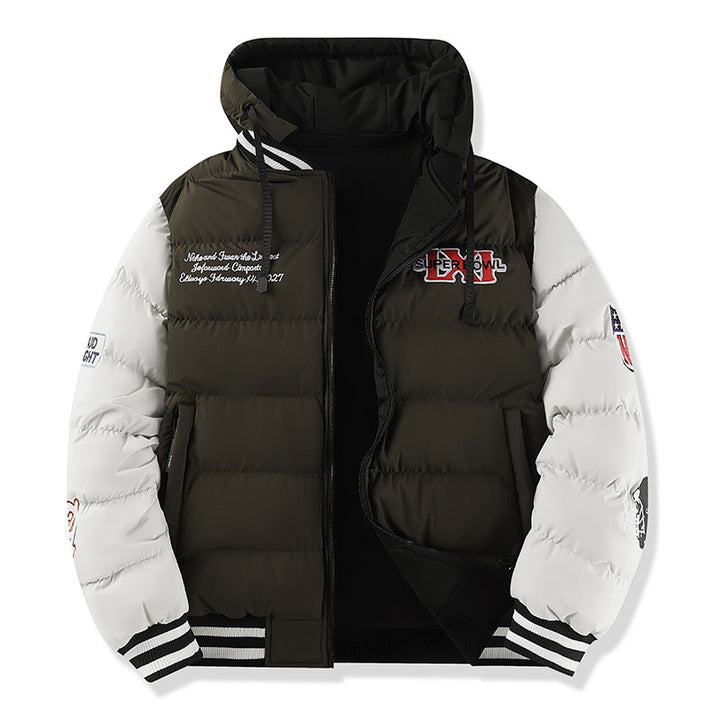 Herren Multifunktionale Steppjacke mit Kapuze und einzigartigem Design Echo Archiv