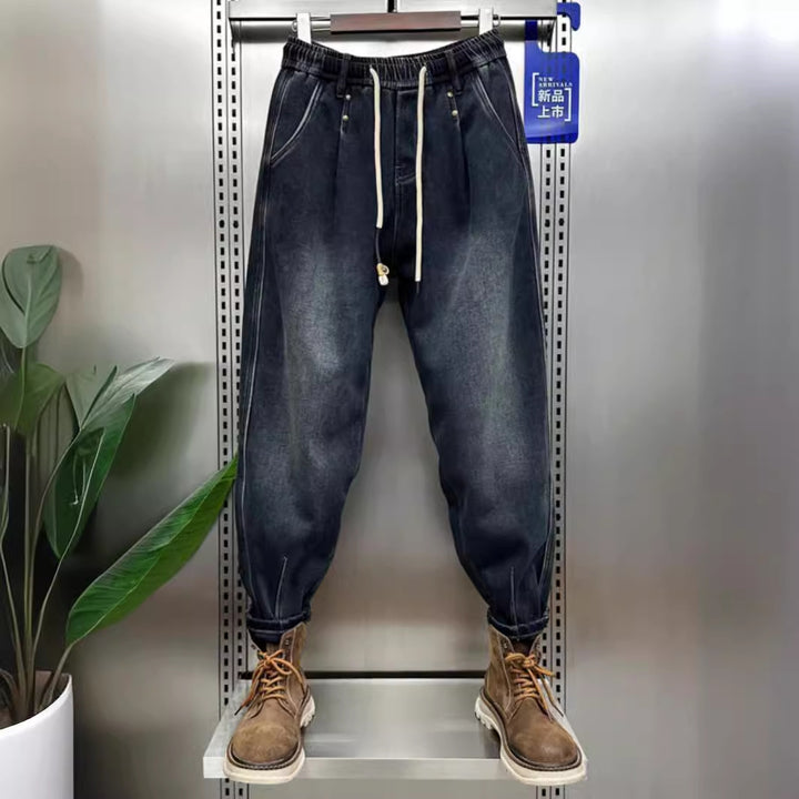 Herren Modische Ripped Jeans mit kreativen Patches Echoarchiv 1788342747