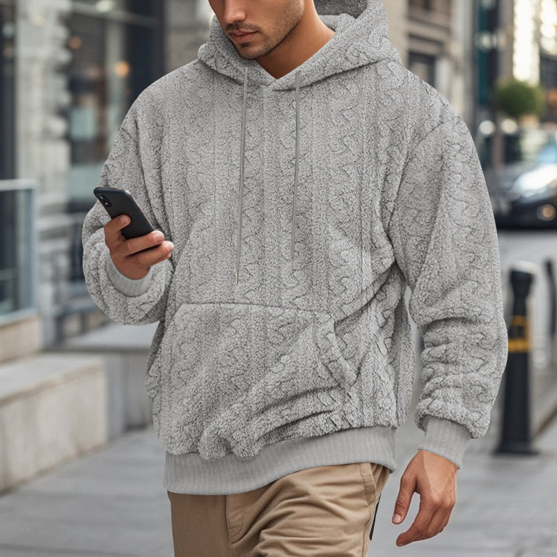 Herren kuscheliger Oversized Hoodie Echoarchiv